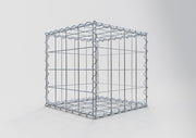 Gabione 40 cm x 40 cm x 40 cm (L x H x T), Maschenweite 10 cm x 10 cm, Spirale