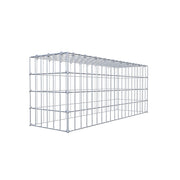 Anbaugabione Typ 3 100 cm x 40 cm x 30 cm (L x H x T), Maschenweite 5 cm x 10 cm, C-Ring