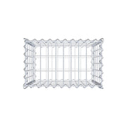 Gabione 50 cm x 50 cm x 30 cm (L x H x T), Maschenweite 5 cm x 10 cm, Spirale