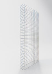 Gabionenzaun Länge 87 cm, Höhe 160 cm, Tiefe 17 cm, Maschenweite 5 x 5 cm