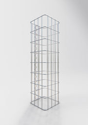 Gabionensäule eckig 22 cm x 22 cm, 80 cm Höhe, MW 5 cm x 10 cm
