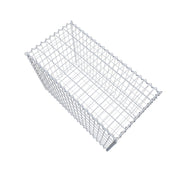 Kuvido Gabionenkorb 100 x 70 x 50 cm (L x H x T)  Verzinktes Stahldrahtgeflecht 4 mm, Maschenweite 5 x 10 cm, Spiralverbinder, für Gartengestaltung mit Steinen