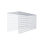 Anbaugabione Typ 4 100 cm x 50 cm x 40 cm (L x H x T), Maschenweite 5 cm x 5 cm, Spirale