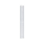 Gabionensäule rund 22 cm Durchmesser, 200 cm Höhe, Maschenweite 5 cm x 5 cm