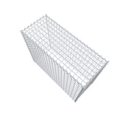 Anbaugabione Typ 3 100 cm x 80 cm x 40 cm (L x H x T), Maschenweite 5 cm x 5 cm, Spirale