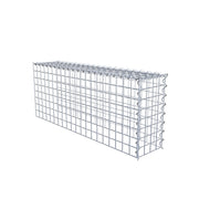 Anbaugabione Typ 4 100 cm x 40 cm x 20 cm (L x H x T), Maschenweite 5 cm x 5 cm, Spirale