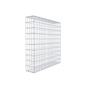 Gabione 100 cm x 100 cm x 20 cm (L x H x T), Maschenweite 5 cm x 10 cm, C-Ring