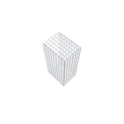 Anbaugabione Typ 2 80 cm x 40 cm x 30 cm (L x H x T), Maschenweite 5 cm x 5 cm, C-Ring