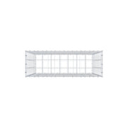 Gabione 100 cm x 90 cm x 30 cm (L x H x T), Maschenweite 10 cm x 10 cm, C-Ring