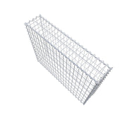 Kuvido Gabione 100 cm x 80 cm x 20 cm (L x H x T), Maschenweite 5 cm x 10 cm, Spirale