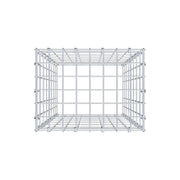 Anbaugabione Typ 3 80 cm x 40 cm x 30 cm (L x H x T), Maschenweite 5 cm x 10 cm, C-Ring