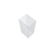 Anbaugabione Typ 4 100 cm x 50 cm x 40 cm (L x H x T), Maschenweite 5 cm x 5 cm, C-Ring