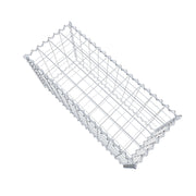 Gabione 100 cm x 50 cm x 40 cm (L x H x T), Maschenweite 10 cm x 10 cm, Spirale
