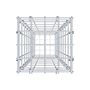 Gabione 100 cm x 20 cm x 20 cm (L x H x T), Maschenweite 5 cm x 10 cm, C-Ring