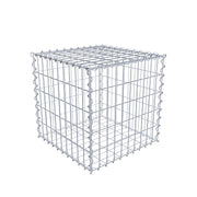Gabione 50 cm x 50 cm x 50 cm (L x H x T), Maschenweite 5 cm x 10 cm, Spirale