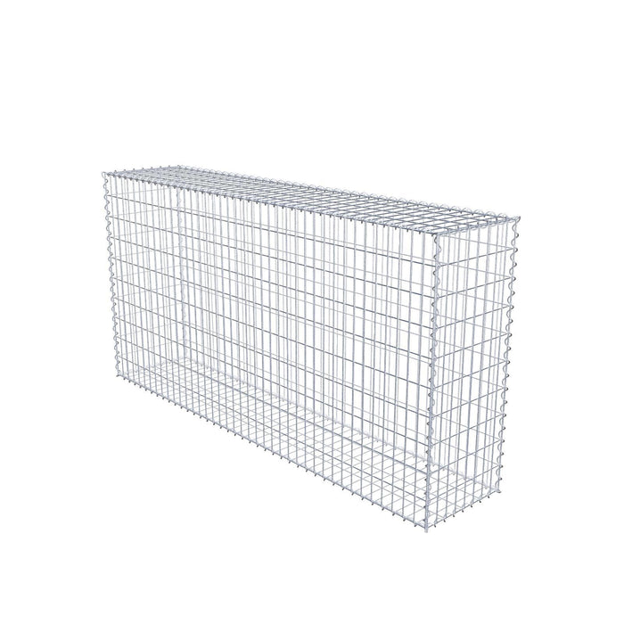 Gabione 200 cm x 100 cm x 40 cm (L x H x T), Maschenweite 5 cm x 10 cm, Spirale