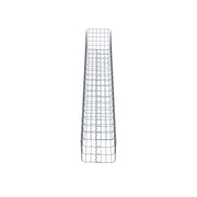 Gabionensäule eckig feuerverzinkt, 32 cm x 32 cm, 200 cm Höhe, MW 5 x 10 cm
