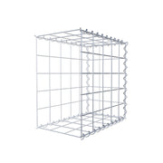 Anbaugabione Typ 2 50 cm x 50 cm x 30 cm (L x H x T), Maschenweite 10 cm x 10 cm, Spirale
