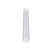Gabionensäule rund feuerverzinkt, 22 cm Durchmesser, 200 cm Höhe, MW 5 cm x 10 cm