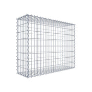Sparset 2x Gabione 100 cm x 80 cm x 30 cm (L x H x T), Maschenweite 5 cm x 10 cm, Spirale