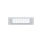 Anbaugabione Typ 3 100 cm x 70 cm x 20 cm (L x H x T), Maschenweite 5 cm x 5 cm, C-Ring