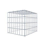 Anbaugabione Typ 3 50 cm x 40 cm x 40 cm (L x H x T), Maschenweite 5 cm x 10 cm, C-Ring