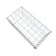 Gabione 80 cm x 40 cm x 40 cm (L x H x T), Maschenweite 10 cm x 10 cm, Spirale