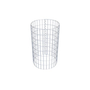 Gabionensäule rund 47 cm Durchmesser, 80 cm Höhe, Maschenweite 5 cm x 10 cm