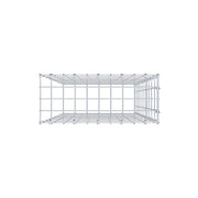 Anbaugabione Typ 4 100 cm x 50 cm x 20 cm (L x H x T), Maschenweite 5 cm x 10 cm, C-Ring