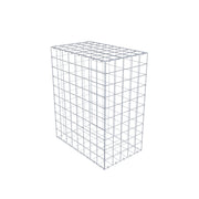 Gabione 100 cm x 80 cm x 50 cm (L x H x T), Maschenweite 10 cm x 10 cm, C-Ring