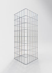 Gabionensäule eckig 32 cm x 32 cm, 80 cm Höhe, MW 5 cm x 10 cm
