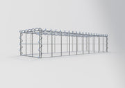 Anbaugabione Typ 3 100 cm x 20 cm x 30 cm (L x H x T), Maschenweite 10 cm x 10 cm, Spirale