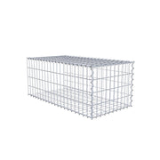 Anbaugabione Typ 2 100 cm x 40 cm x 50 cm (L x H x T), Maschenweite 5 cm x 10 cm, Spirale