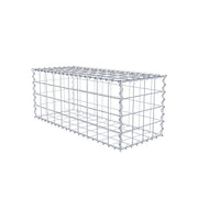 Gabione 100 cm x 40 cm x 40 cm (L x H x T), Maschenweite 10 cm x 10 cm, Spirale