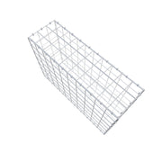 Kuvido Gabionenkorb 100 x 70 x 30 cm (L x H x T)  Verzinktes Stahldrahtgeflecht 4 mm, Maschenweite 10 x 10 cm, Spiralring-Gabion für Gartengestaltung und Landschaftsbau