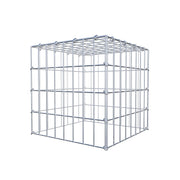 Anbaugabione Typ 3 40 cm x 40 cm x 40 cm (L x H x T), Maschenweite 5 cm x 10 cm, C-Ring