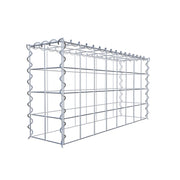 Anbaugabione Typ 3 80 cm x 40 cm x 20 cm (L x H x T), Maschenweite 10 cm x 10 cm, Spirale