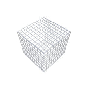 Anbaugabione Typ 2 50 cm x 50 cm x 50 cm (L x H x T), Maschenweite 5 cm x 5 cm, C-Ring