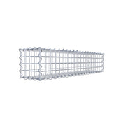 Kuvido Gabione 100 cm x 20 cm x 20 cm (L x H x T), Maschenweite 5 cm x 5 cm, Spirale