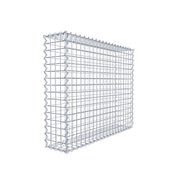Kuvido Gabione 100 cm x 80 cm x 20 cm (L x H x T), Maschenweite 5 cm x 5 cm, Spirale