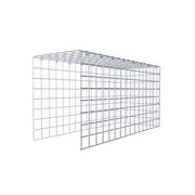Anbaugabione Typ 4 80 cm x 40 cm x 30 cm (L x H x T), Maschenweite 5 cm x 5 cm, C-Ring