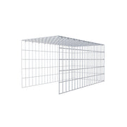 Anbaugabione Typ 4 100 cm x 50 cm x 50 cm (L x H x T), Maschenweite 5 cm x 10 cm, C-Ring