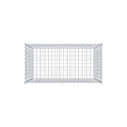 Gabione 100 cm x 80 cm x 50 cm (L x H x T), Maschenweite 5 cm x 5 cm, Spirale