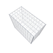 Gabione 100 cm x 90 cm x 50 cm (L x H x T), Maschenweite 10 cm x 10 cm, Spirale