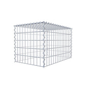 Anbaugabione Typ 3 80 cm x 50 cm x 50 cm (L x H x T), Maschenweite 5 cm x 10 cm, Spirale