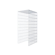 Anbaugabione Typ 4 100 cm x 50 cm x 40 cm (L x H x T), Maschenweite 5 cm x 10 cm, C-Ring