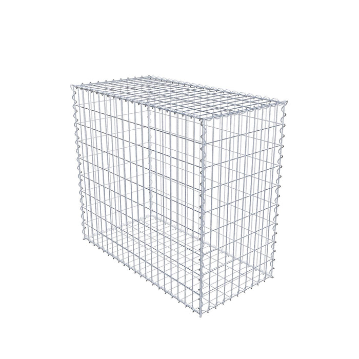 Gabione 100 cm x 90 cm x 50 cm (L x H x T), Maschenweite 5 cm x 10 cm, Spirale