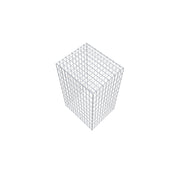 Gabione 100 cm x 60 cm x 50 cm (L x H x T), Maschenweite 5 cm x 10 cm, C-Ring