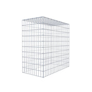 Anbaugabione Typ 3 100 cm x 100 cm x 50 cm (L x H x T), Maschenweite 5 cm x 10 cm, C-Ring