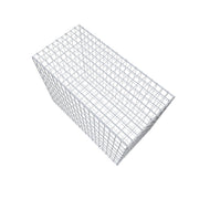 Gabione 100 cm x 80 cm x 50 cm (L x H x T), Maschenweite 5 cm x 10 cm, C-Ring